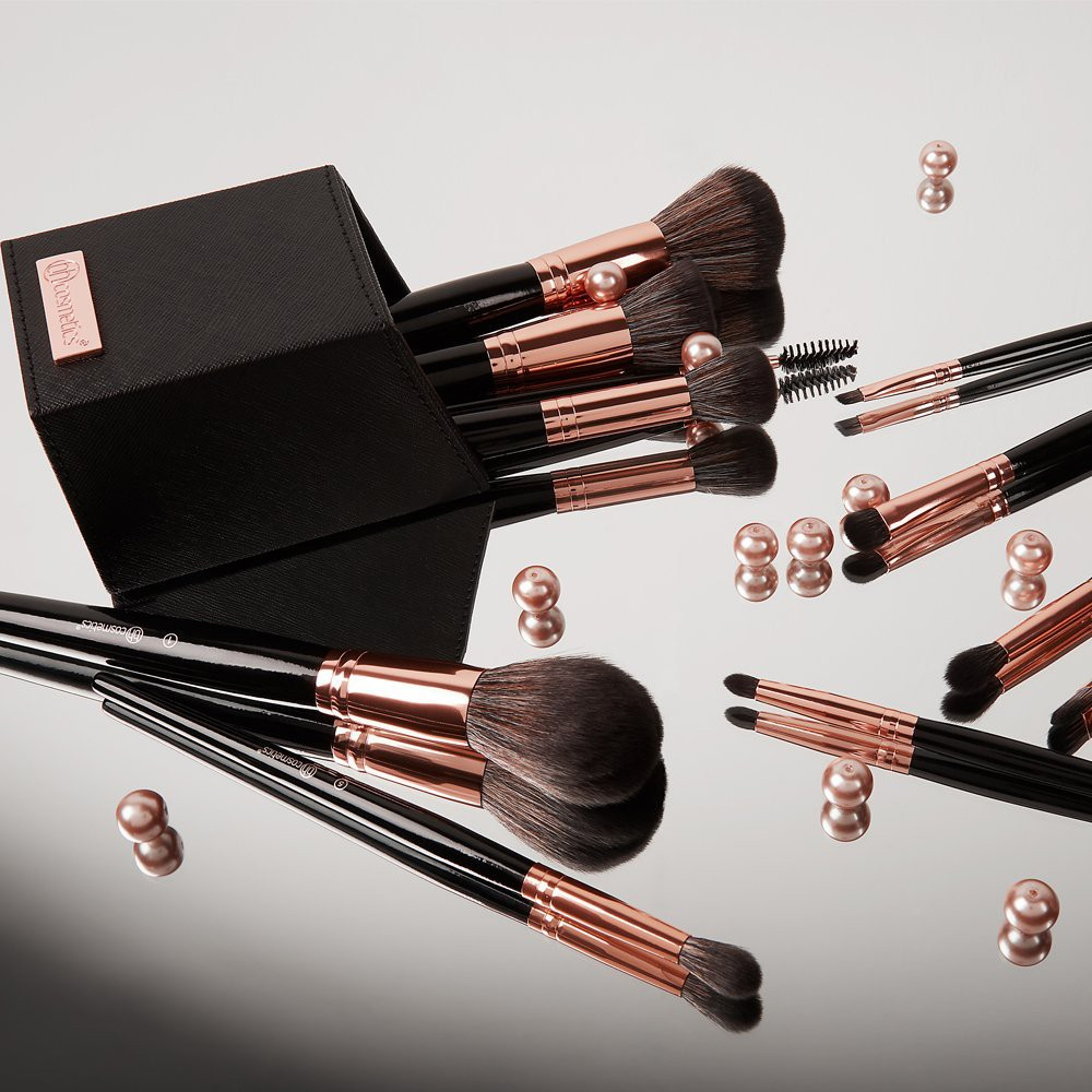 Bộ Cọ Trang Điểm 13 Cây BH COSMETICS Signature Rose Gold BHBO12